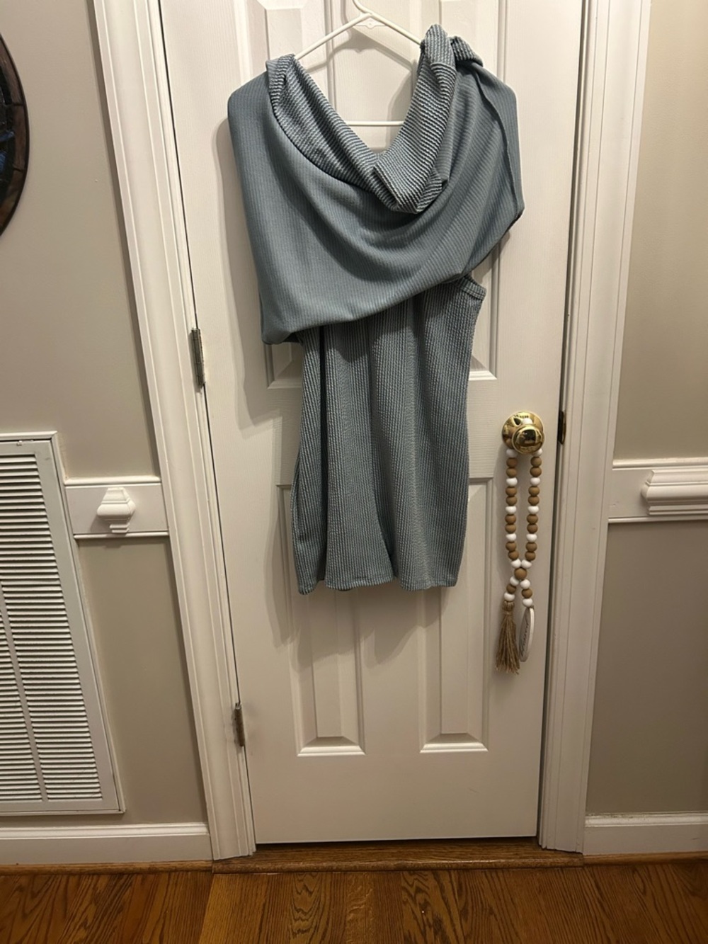 Ribbed Knit Pocket Romper/ Jumpsuit - Picture 5 of 5
